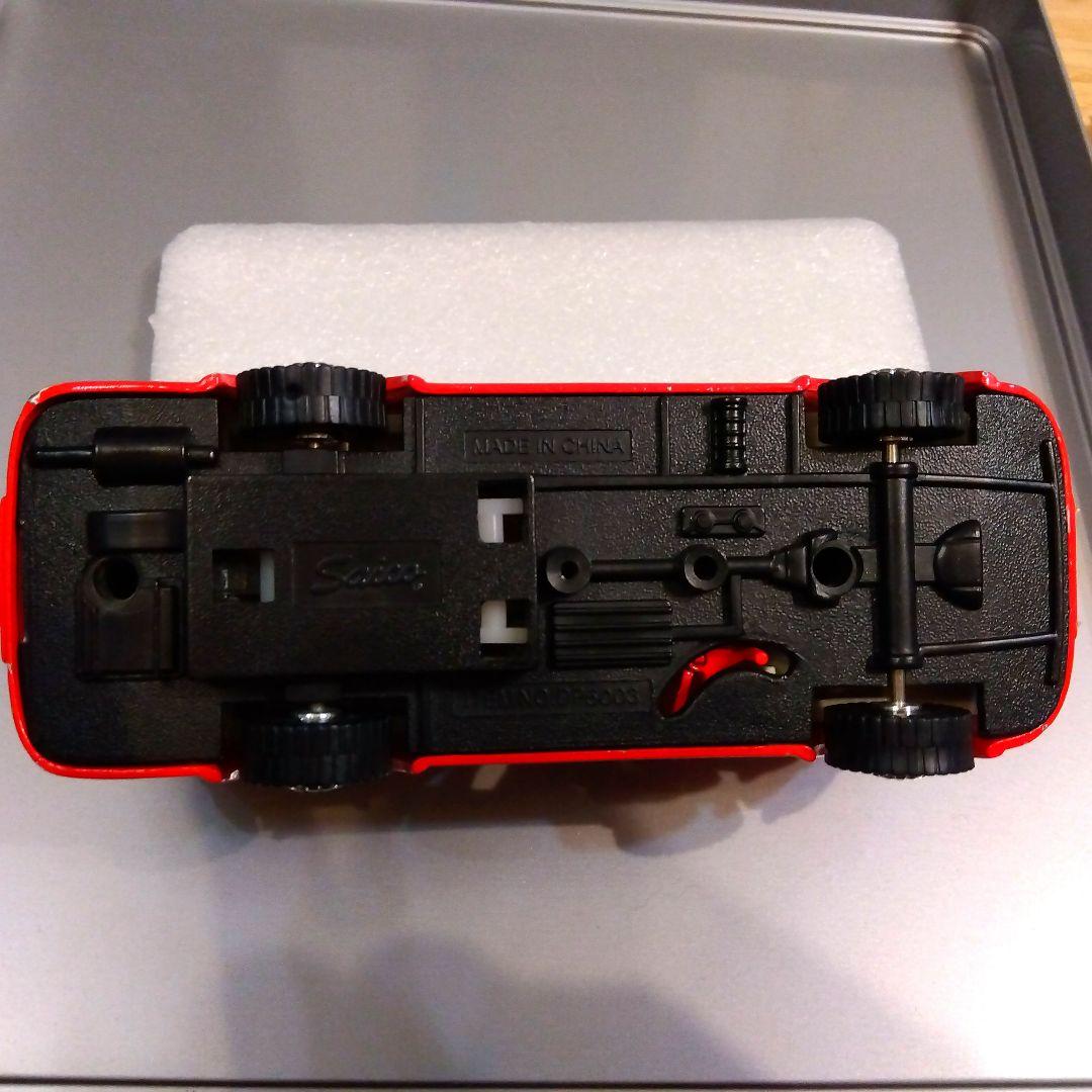 昭和レトロSaicoフルーツ幼稚園おともだちバス　ダイキャストミニカー　ドア開閉