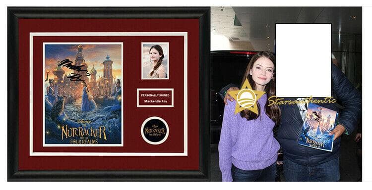 直筆サイン入り写真 マッケンジー・フォイ くるみ割り人形と秘密の王国 SA鑑定済