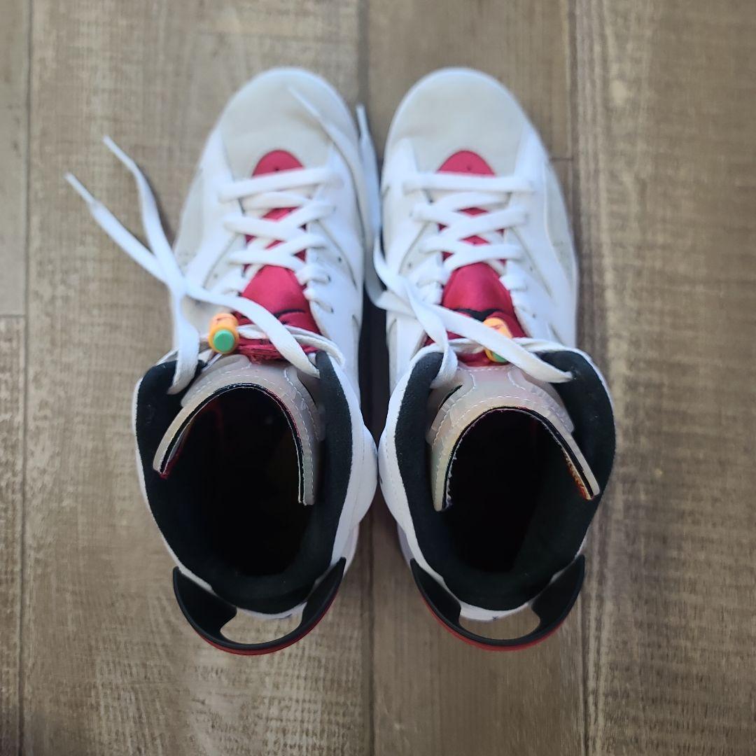 Air Jordan 6 RETRO バックスバニー ホワイト/レッド