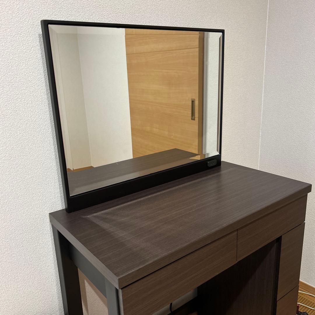 値下げしました❗️ニトリ　一面鏡ドレッサー（ウイン80）