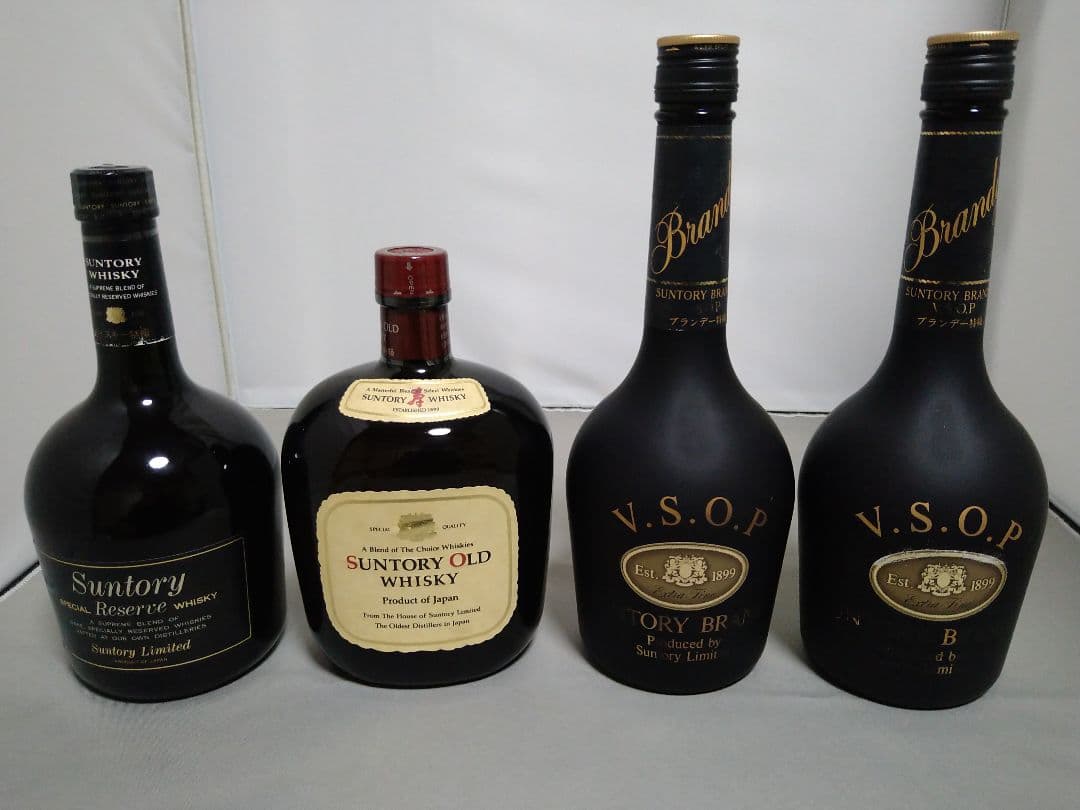 SUNTORY  OLD V.S.O.P等 ウイスキー ブランデー 4本 未開栓