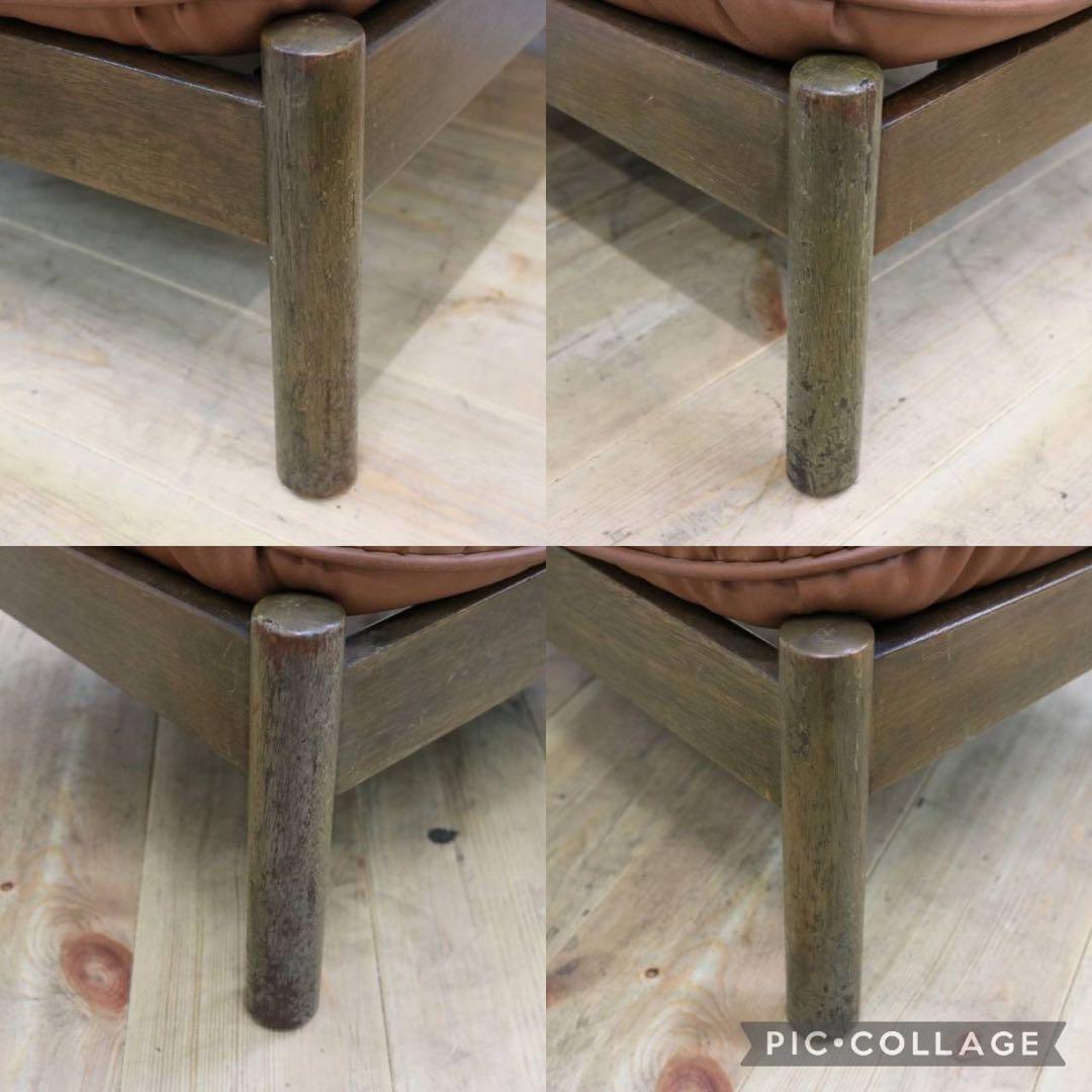 GMIO43◯maruni / 孔雀マルニ オットマン フットスツール 足置き