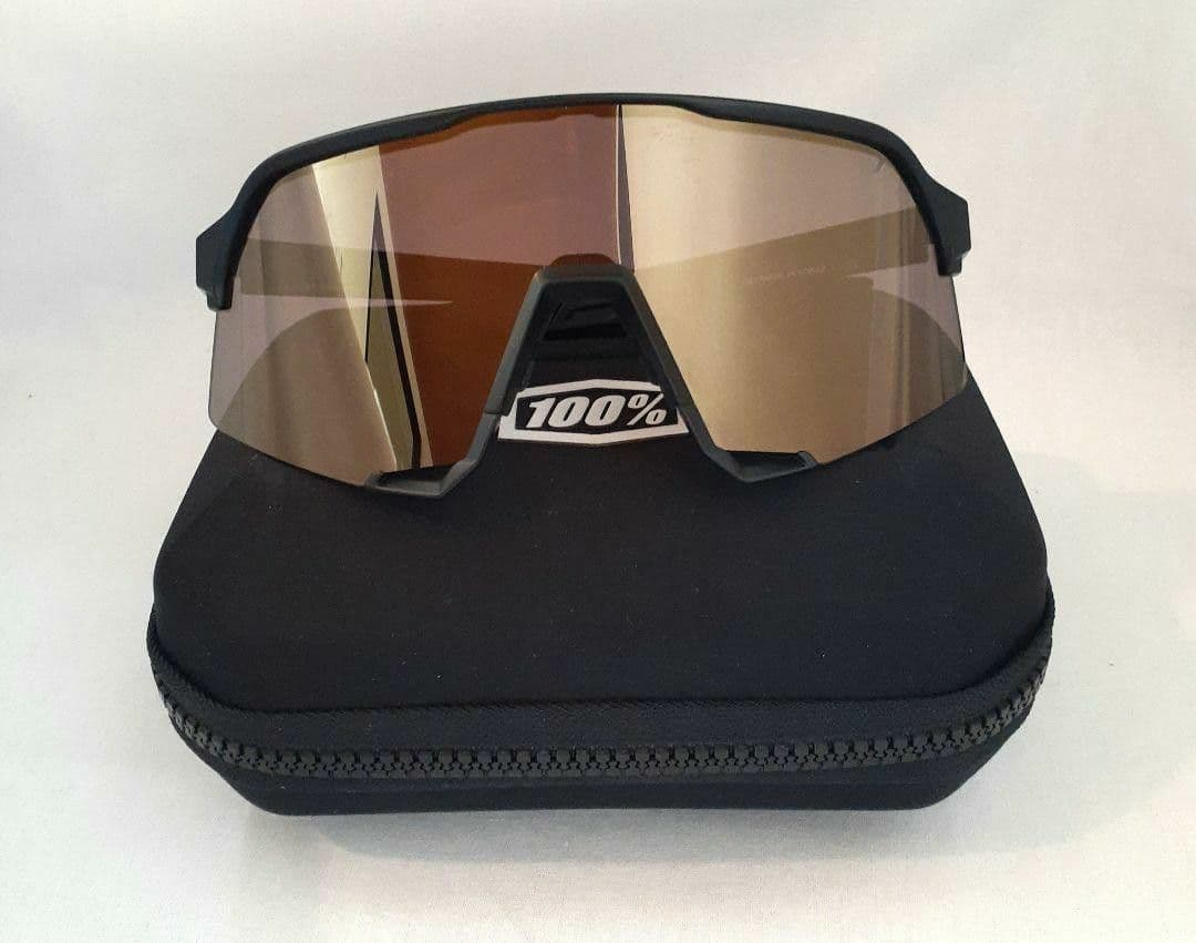 100% S3 ブラック ゴールド ワンハンドレッド サングラス