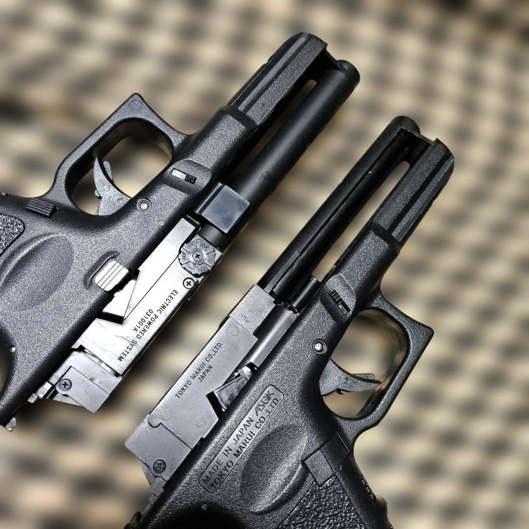 東京マルイ製　グロック18C　電動ハンドガン　二丁セット　ロングマガジン