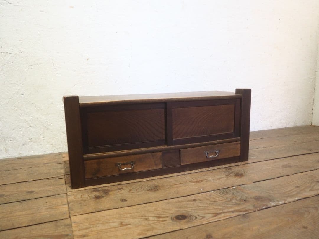 1231 アンティーク　置き床　飾り棚　展示台　陳列台　骨董　レトロ　ケース