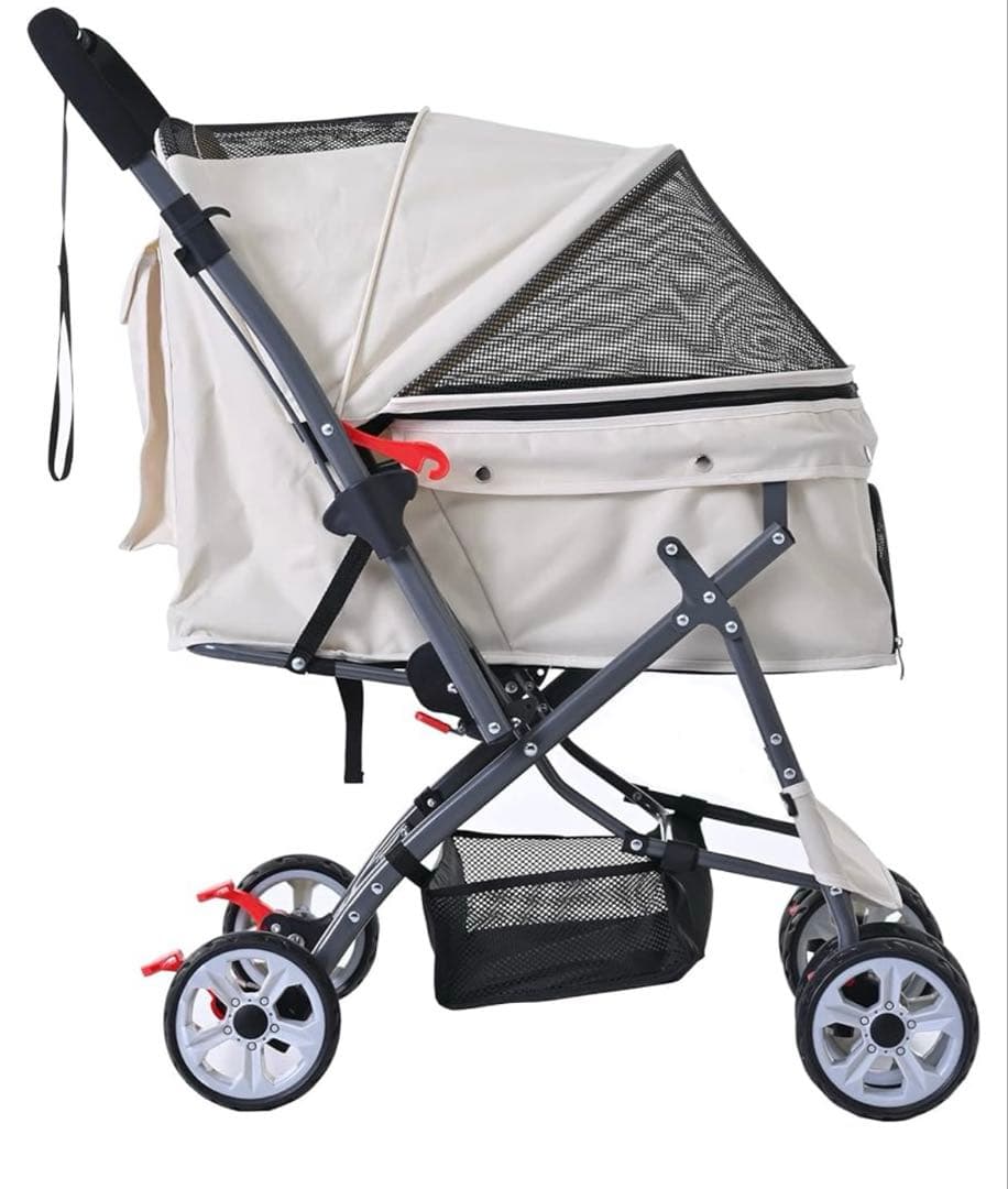 【新品未使用】ペットカート 折り畳みリードフック2本