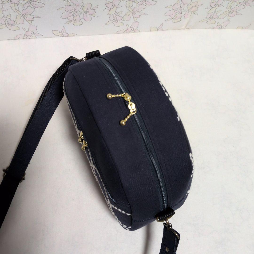 ミナペルホネン　ハンドメイド　バッグ　ショルダー　タンバリン