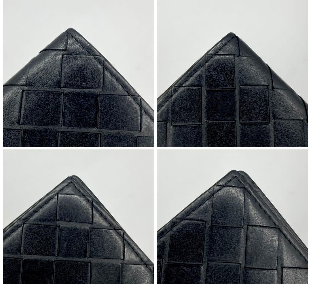 オジサン　良品◇ボッテガヴェネタ イントレチャート カードケース 名刺入れ