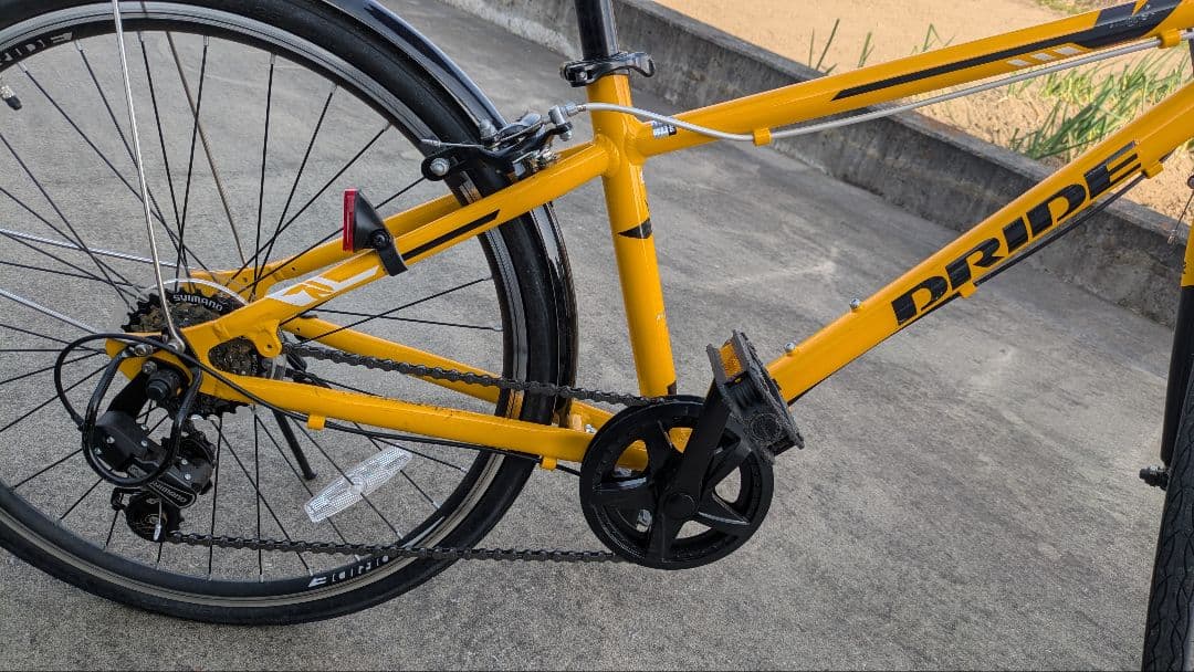Dride 子供用自転車 22インチ 黄色　　引き取り限定