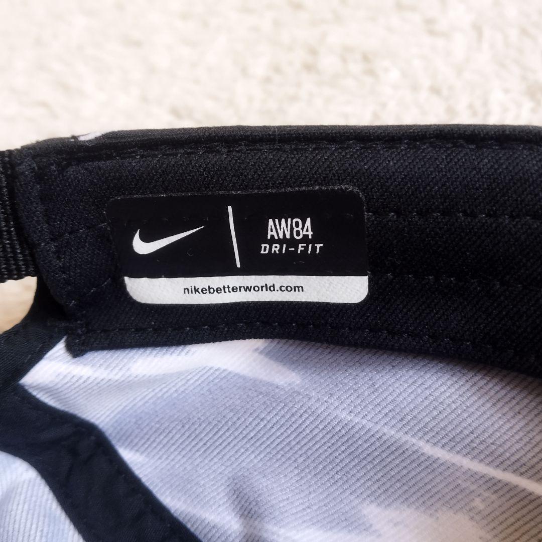 人気 Nike AW84 DRI-FIT キャップ ホワイト ✕ ブラック レア
