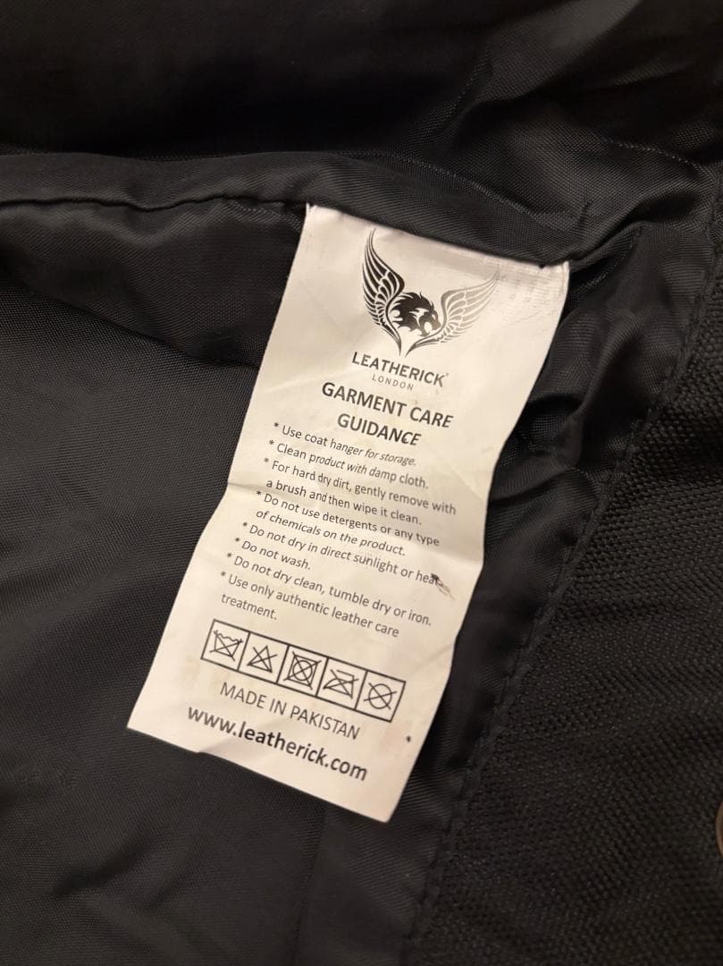 \"Leatherick\" Leather Vest L / レザー ベスト