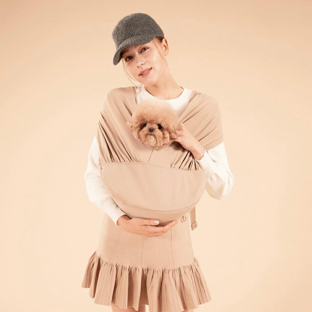 美品　ペットスリング 【キャリーウェア Feelaty フィラティ】 専用箱入