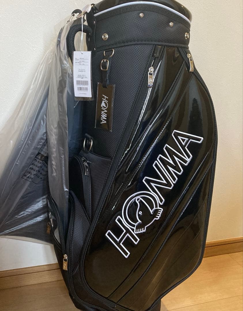 HONMA ゴルフバッグ ブラック 4仕切り　新品・未使用品
