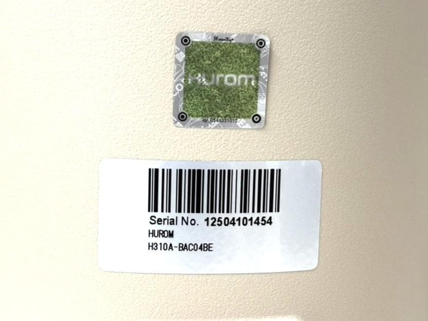 HUROM ヒューロム ミキサー スロージューサ H310A-BAC04BE