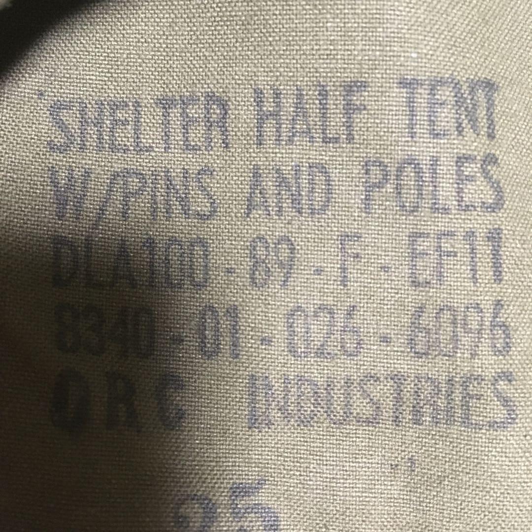 ☆デッド＆バッチ一致☆アメリカ軍 米軍 US アーミー パップテント 1989年