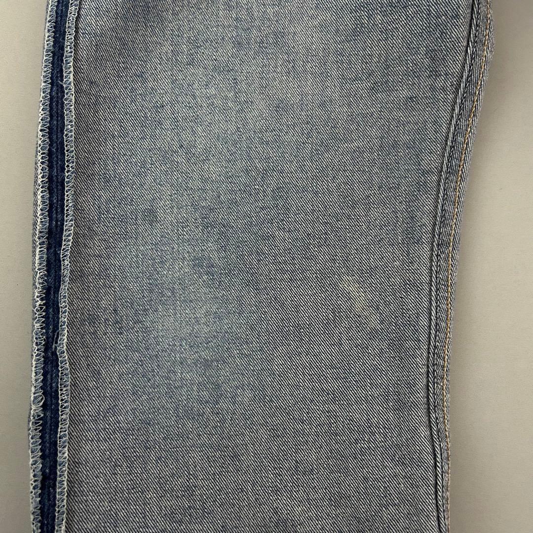 80s USA製 Levi’s 501 脇割 W40 要リペア ナイロンフット