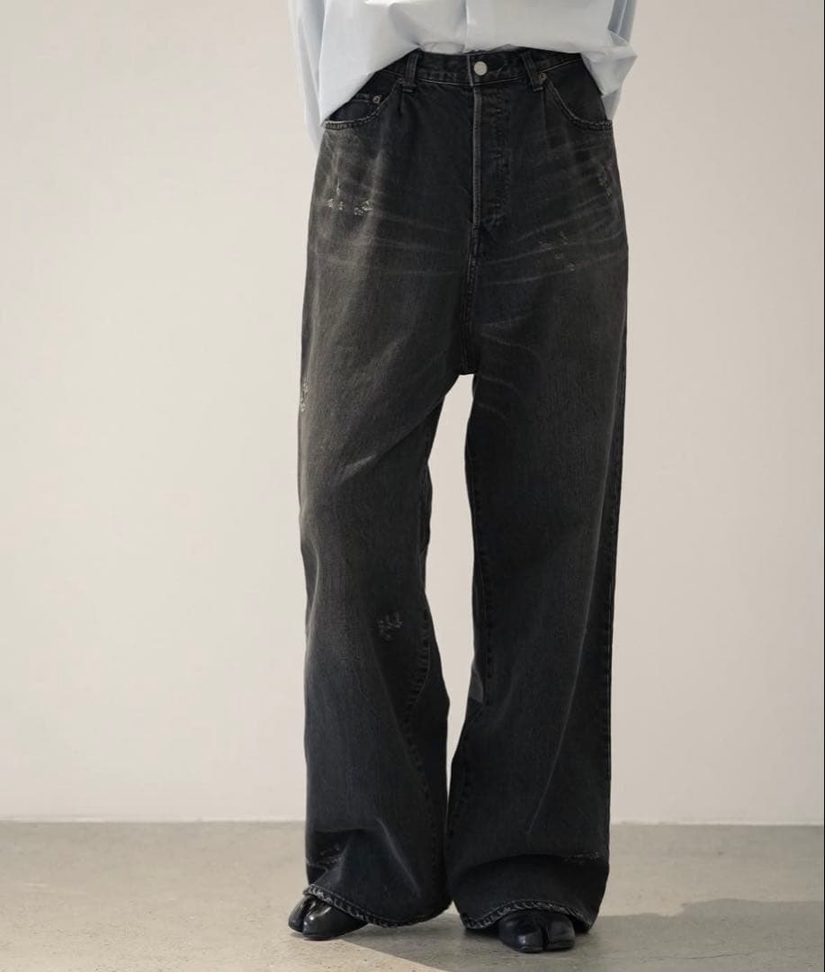 早い者勝ち ssstein baggy denim Sサイズ 25AW