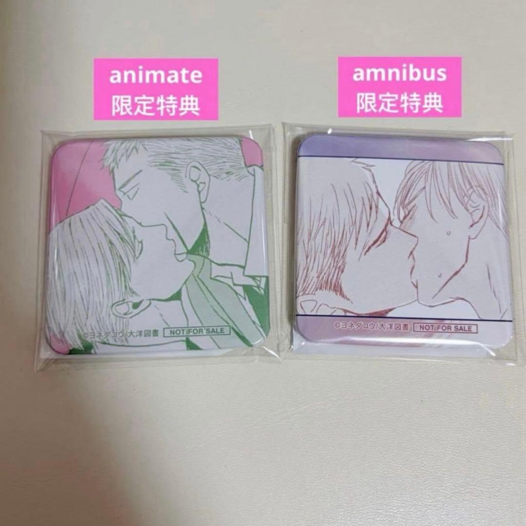 囀る鳥は羽ばたかない スクエア缶バッジ AMNIBUSアニメイト限定特典