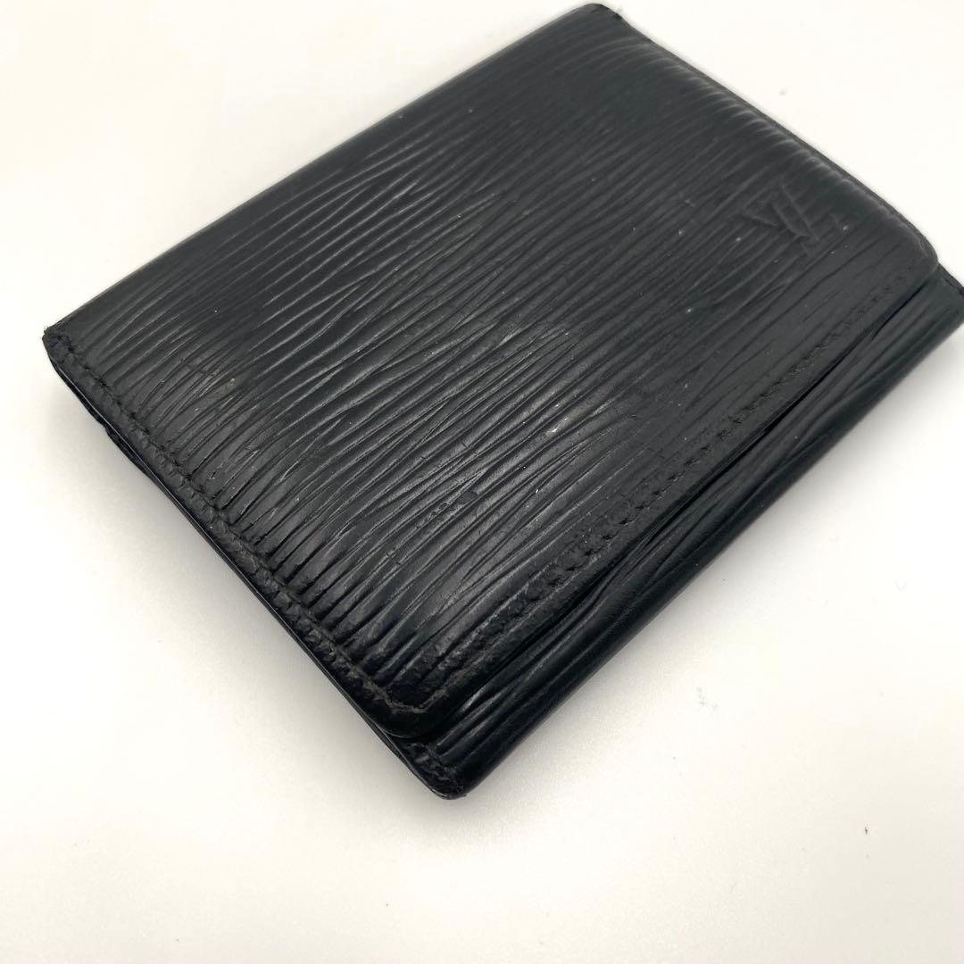 ルイヴィトン エピ アンヴェロップ カルトヴィジット 名刺入れ カードケース 黒