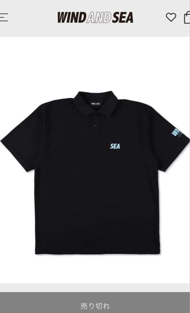 2025 WIND AND SEA ポロシャツ ゴルフ ウィンダンシー GOLF