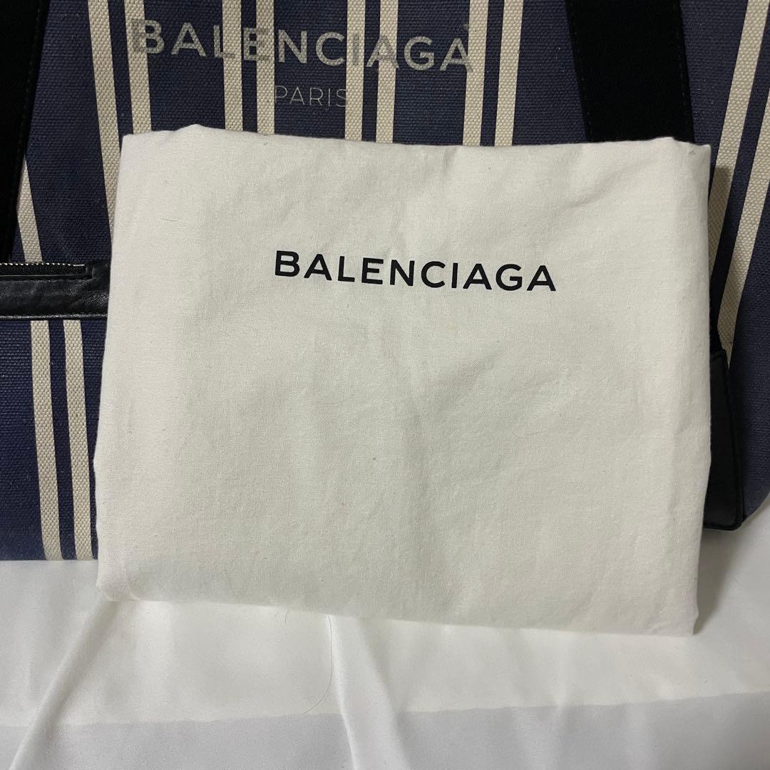 バレンシアガ トートバッグ ネイビーカバス キャンバス A4 ネイビー大容量