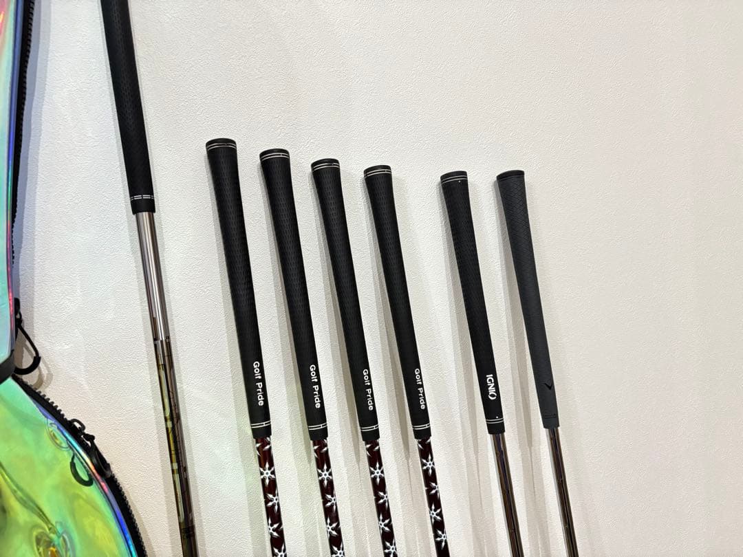 【限定品】HONMA レインボー　キャディバッグ　ping ピン クラブセット