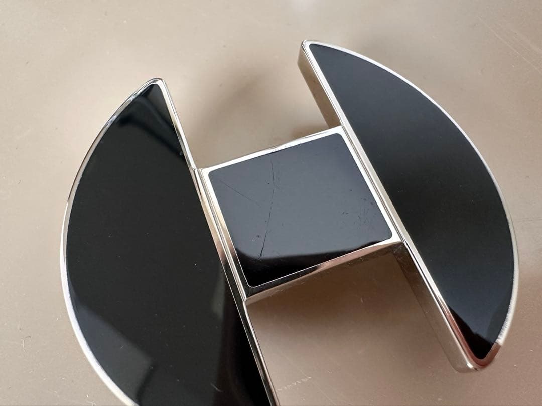 ク*ー様 エルメス Hモチーフ バレッタ ブラック ヘアアクセサリー