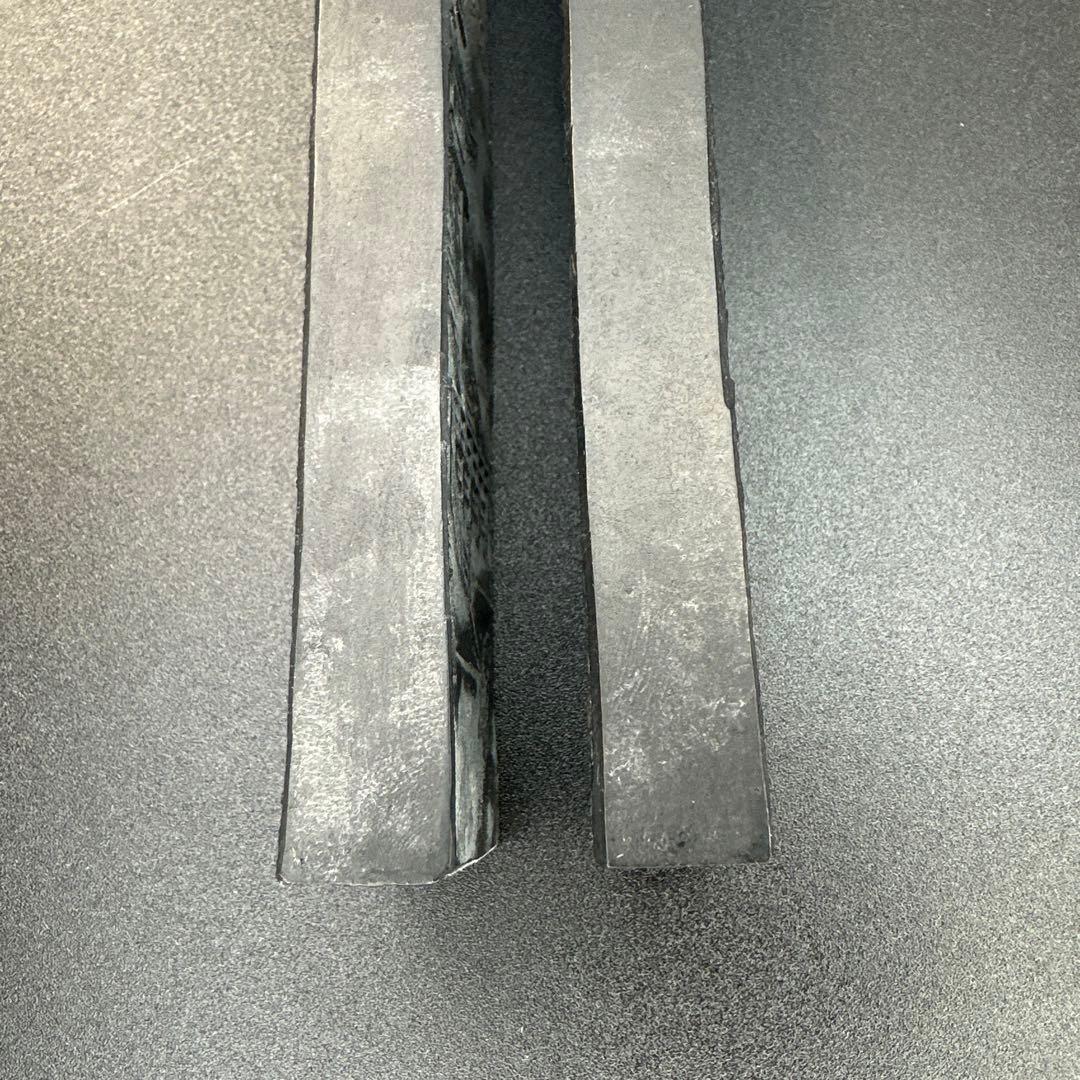 日本の古墨 四海 精昇堂監製呉竹 10丁型 油煙墨 昭和50年代購入品 2丁