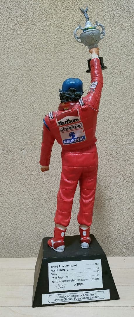 1991年 F1 ブラジルGP 初優勝記念 アイルトン セナ　フィギュア