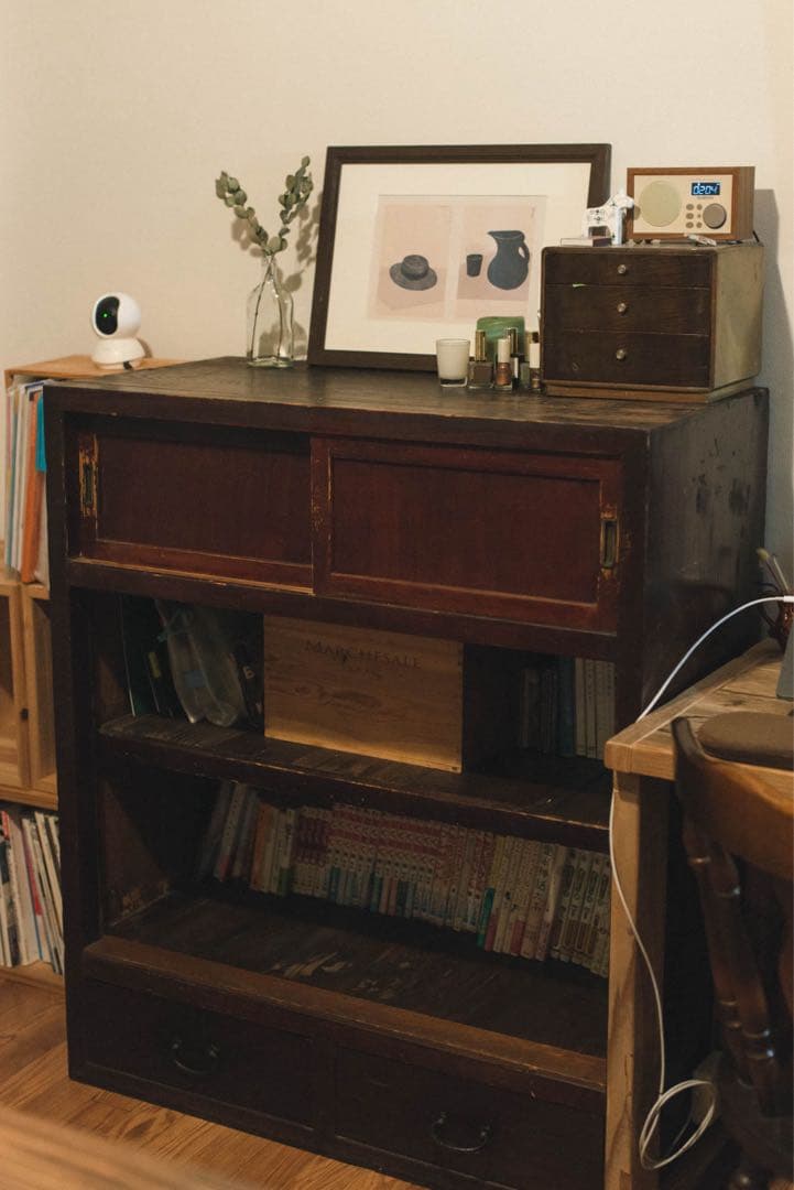 木製箪笥　古家具　キャビネット