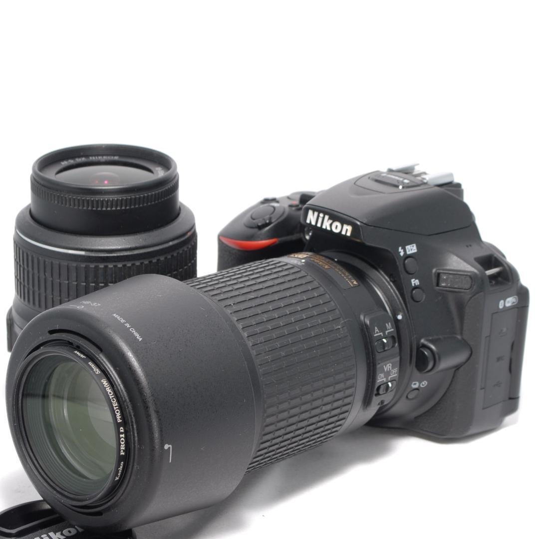 ✨Nikon D5600 ✨Wレンズ✨ショット数極小✨初心者モデル✨一眼レフ