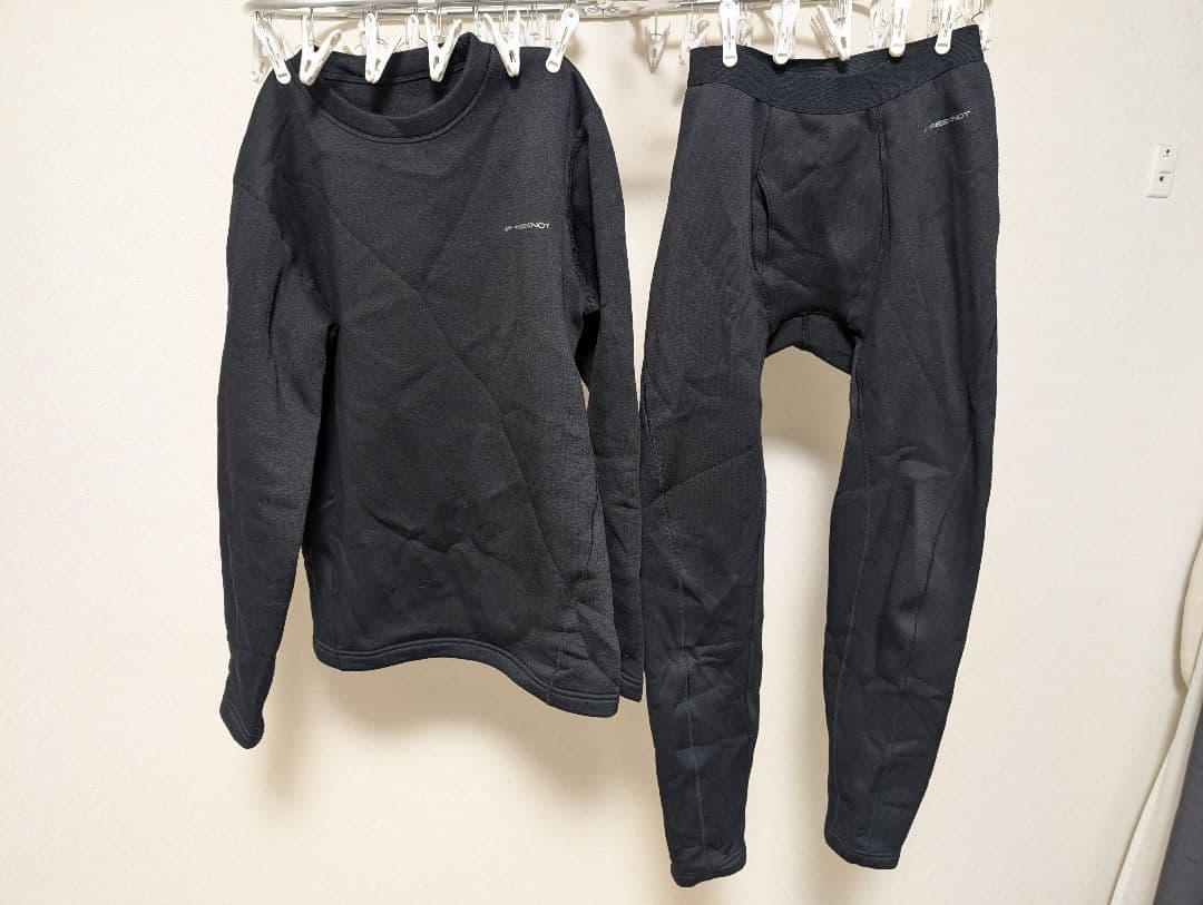 光電子　アンダーシャツ、タイツ上下セット　超厚手　FREEKNOTフリーノット