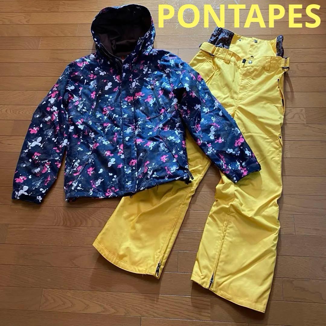 美品　PONTAPES ポンタペス　スノボ　スノーボード　ウェア　Ｓ（11号）