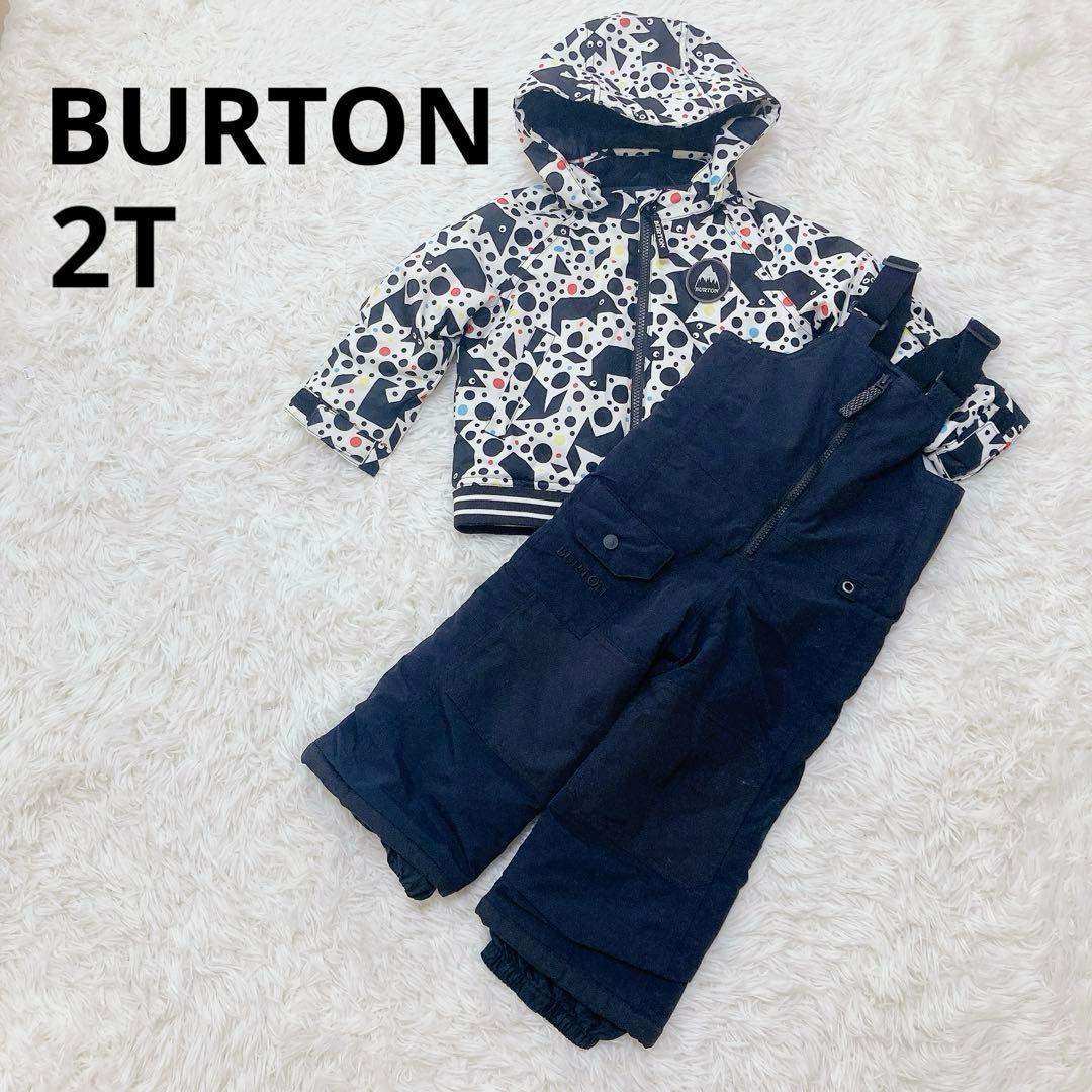 ☆極美品【バートン】上下セット スノーウェア キッズ 子供 2T 90cm
