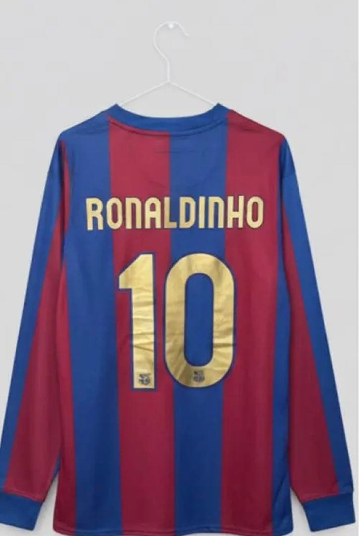 FCバルセロナ ロナウジーニョ　10番 ユニフォーム　XL