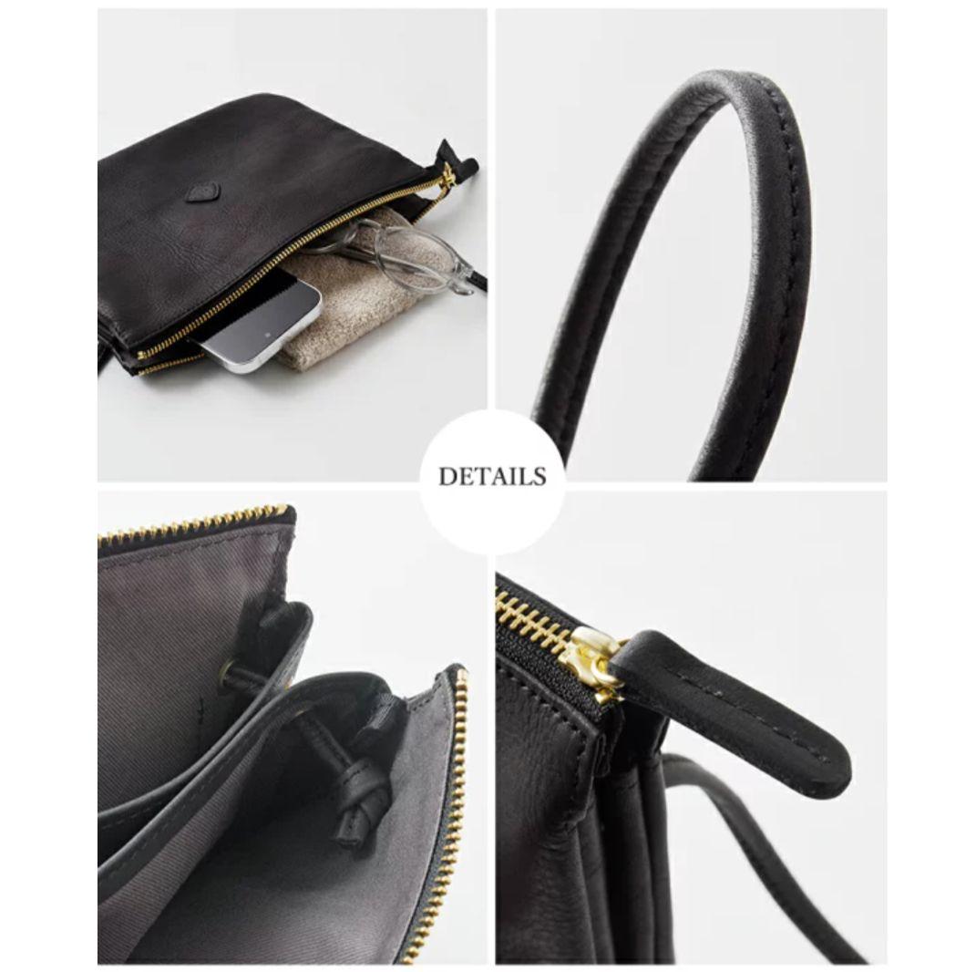 CLEDRANカウレザーセパレートショルダーバッグブラウンGALE未使用品