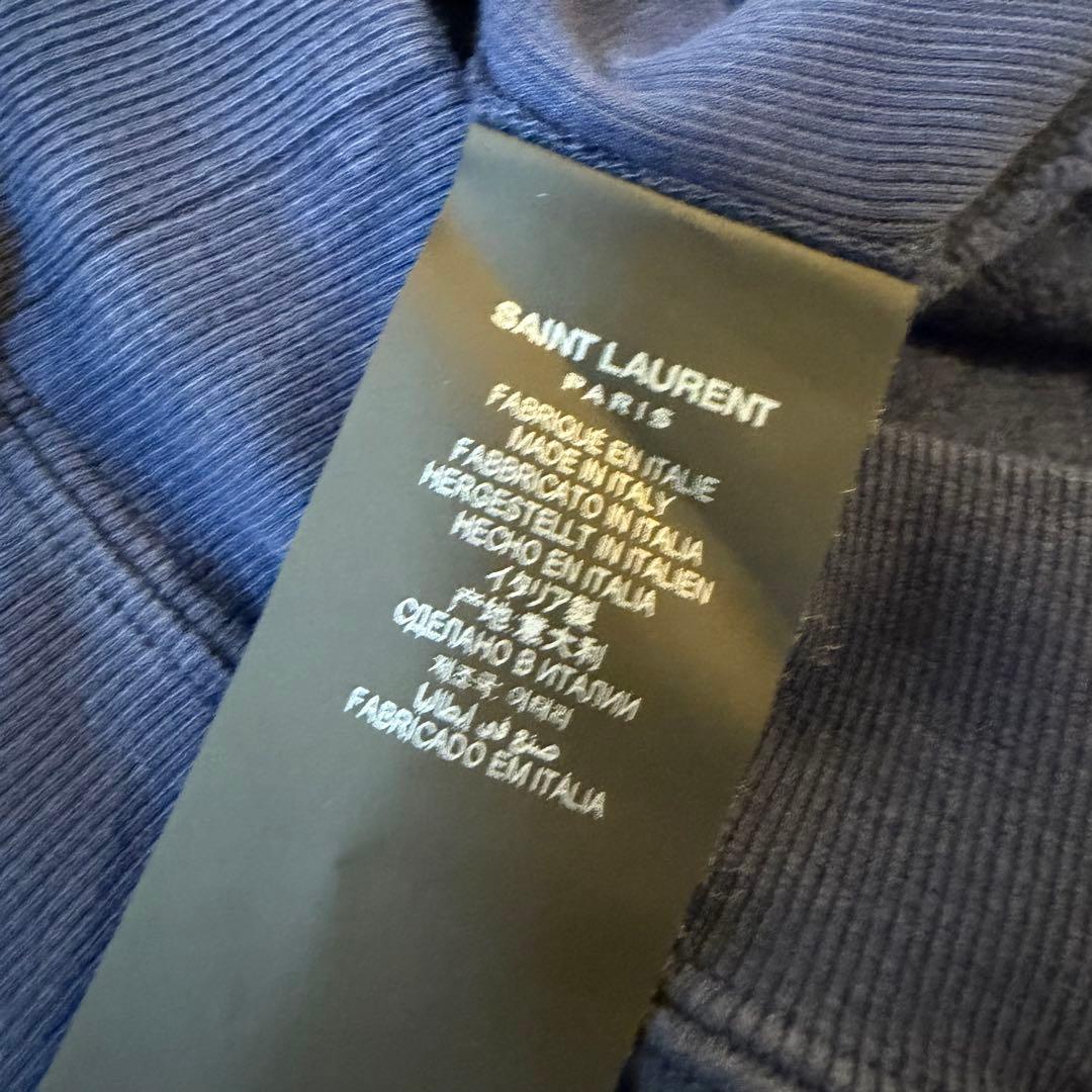 YSL ネイビー クルーネック トレーナー