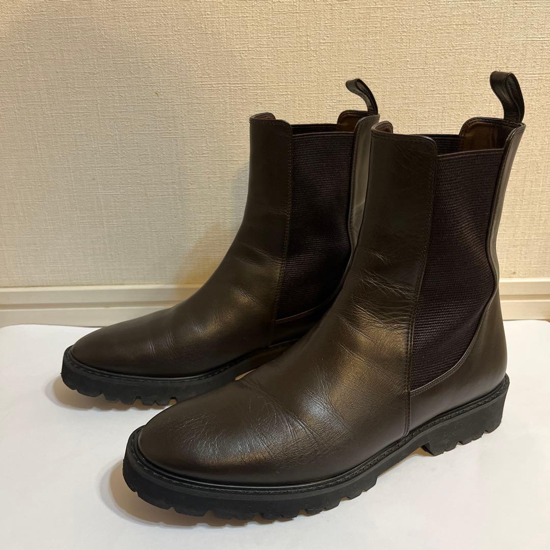 『23区』　サイドゴアブーツ ダークブラウン　23.5センチ