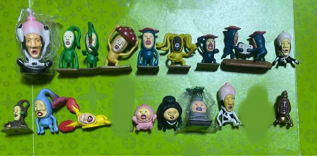 こびとづかん フィギュア セット+ おまけミニ付箋帳4種類