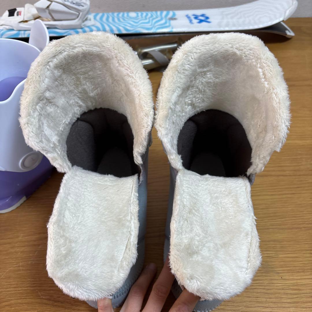 ジュニアスキーセット　VolklFLAIR 110cm 21cm ストック付