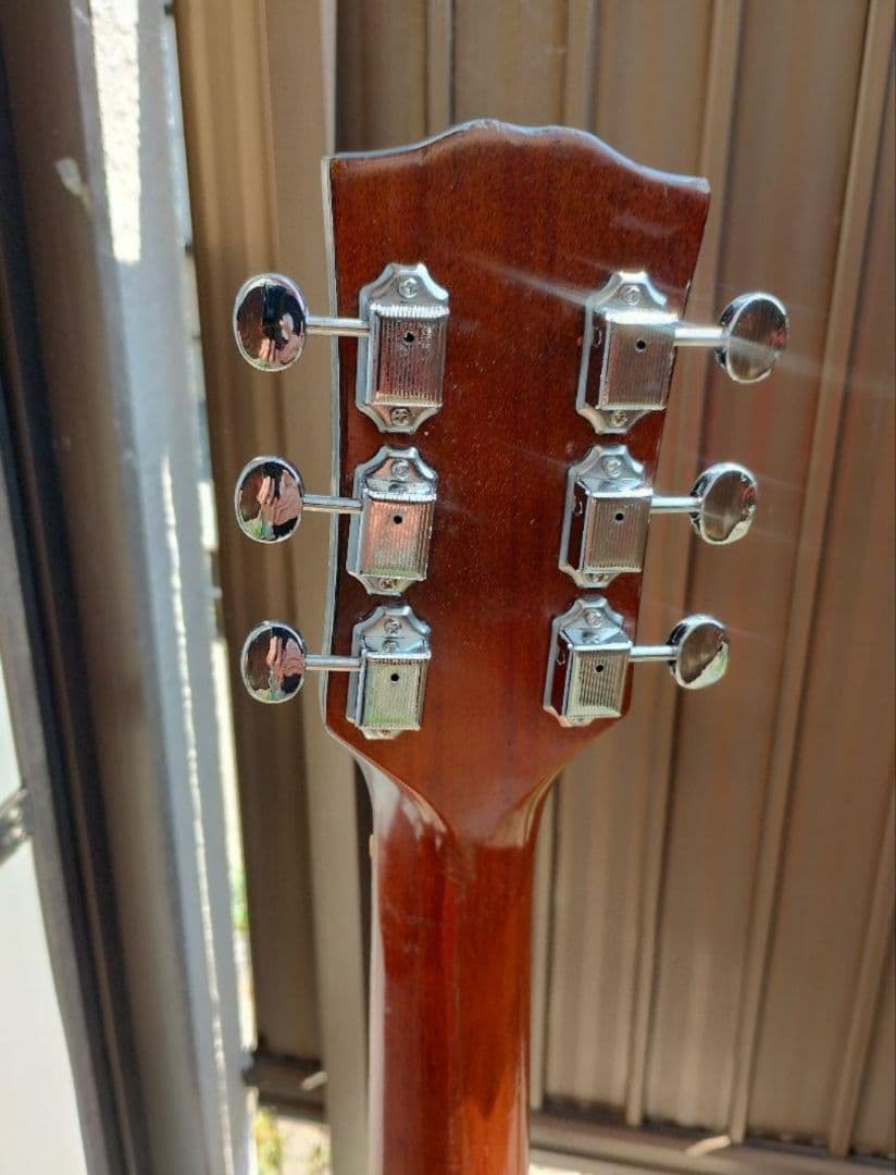 ビンテージ！ L-00タイプ PU付きエレアコ G社ロゴシール２枚付き