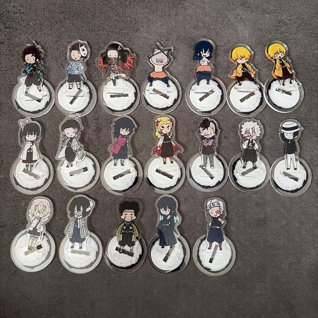 【レア】鬼滅の刃　一番くじミニアクリルスタンド　全種セット