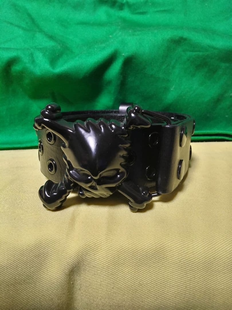 OAKLEY スカル バックルレザーベルト　美品　約124cm