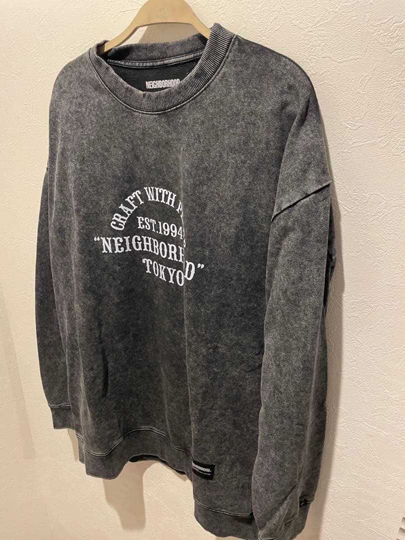 NEIGHBORHOOD ヴィンテージグレー　オーバーサイズスウェット