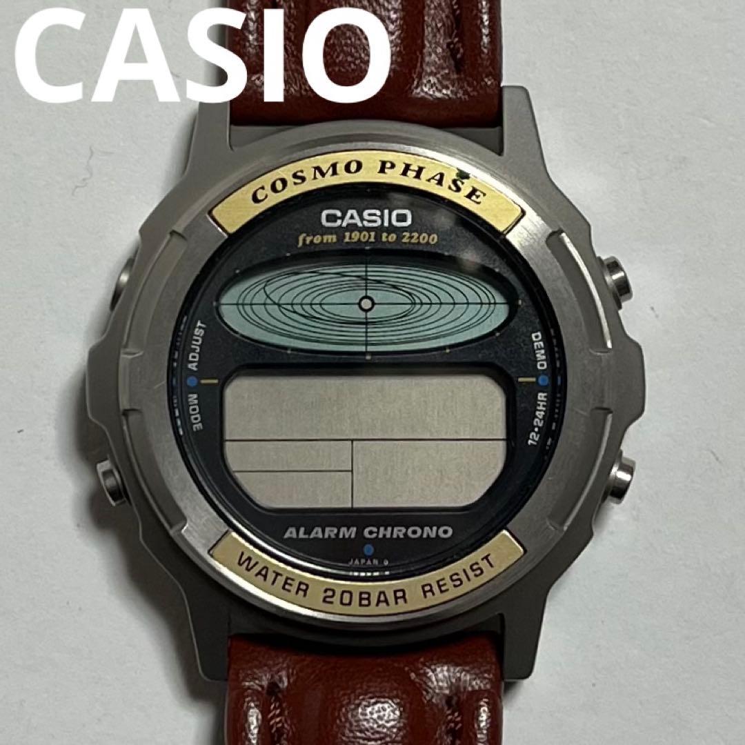 CASIO COSMOPHASE カシオコスモフェイズ　デジタルクオーツ　不動品
