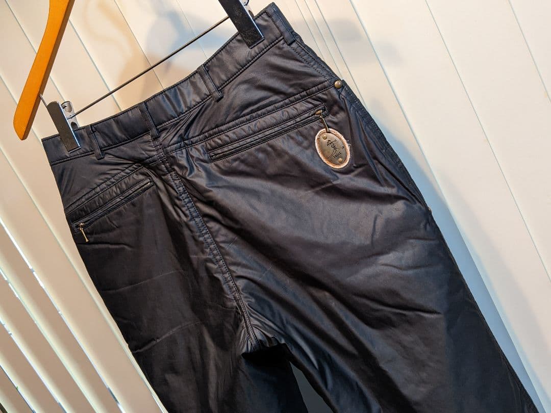 DOLCE　中綿　ダウン　系　ロングパンツ　ナイロン　保温　防寒　黒　　スポーツ