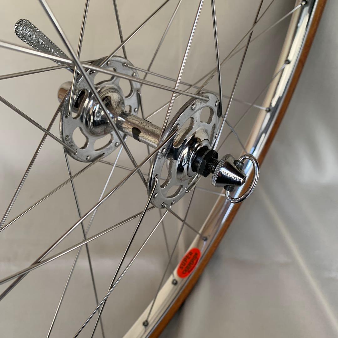 カンパニョーロレコードハブ+スーパーチャンピオン650Bリム　完組ホイール美品