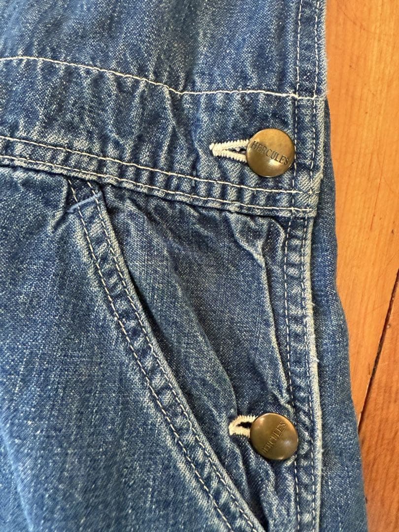 【50s ヘラクレス　デニムオーバーオール　ヴィンテージ】