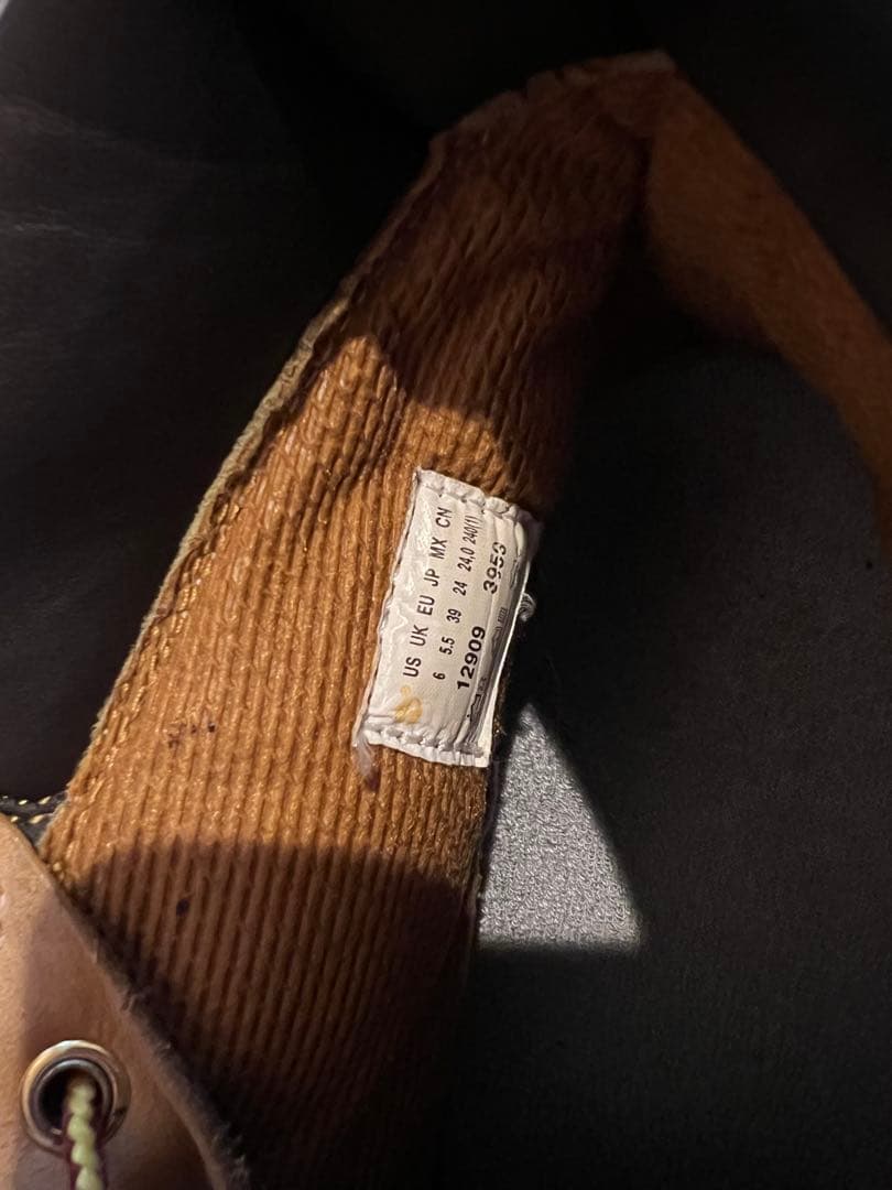 ベージュ レザー ハイカットブーツ ティンバーランド