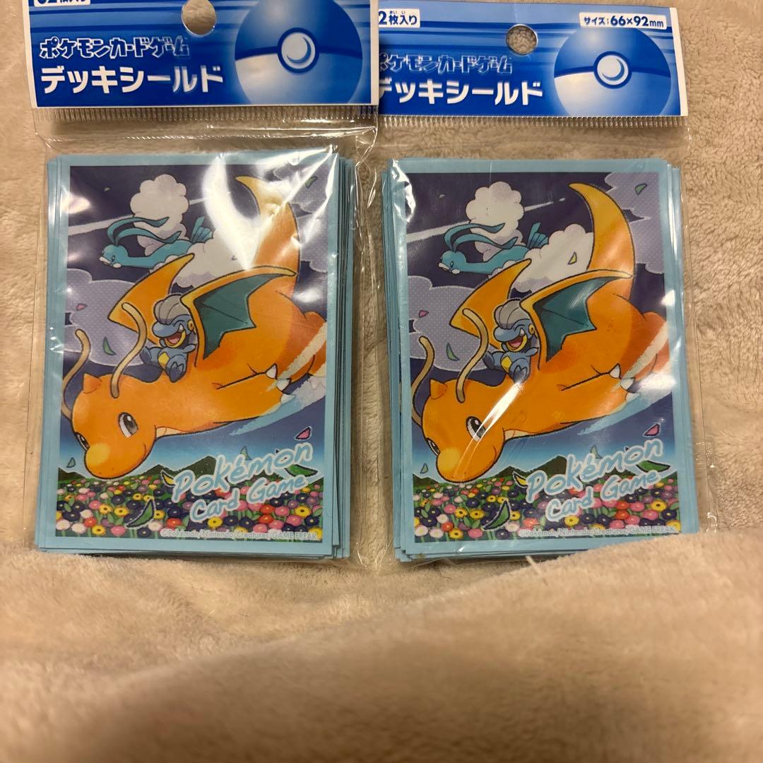 ポケモンセンター限定 デッキシールド スリーブ　カイリュー　チルタリス　タツベイ